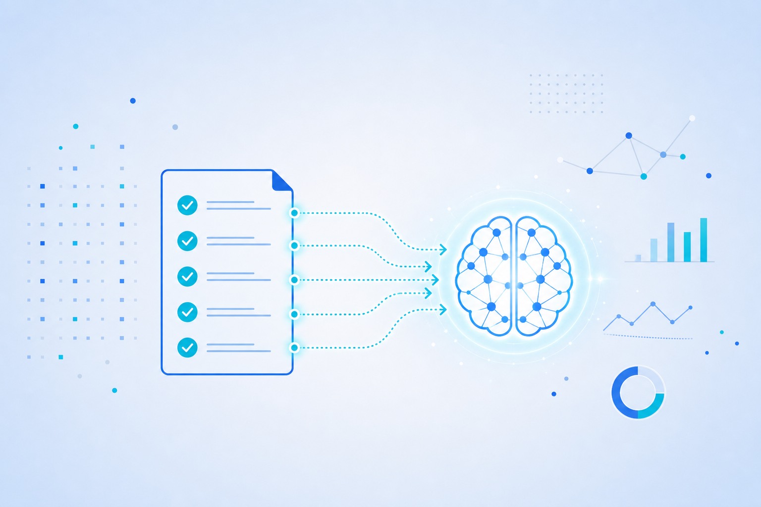 Verified facts feeding into an AI model as evidence