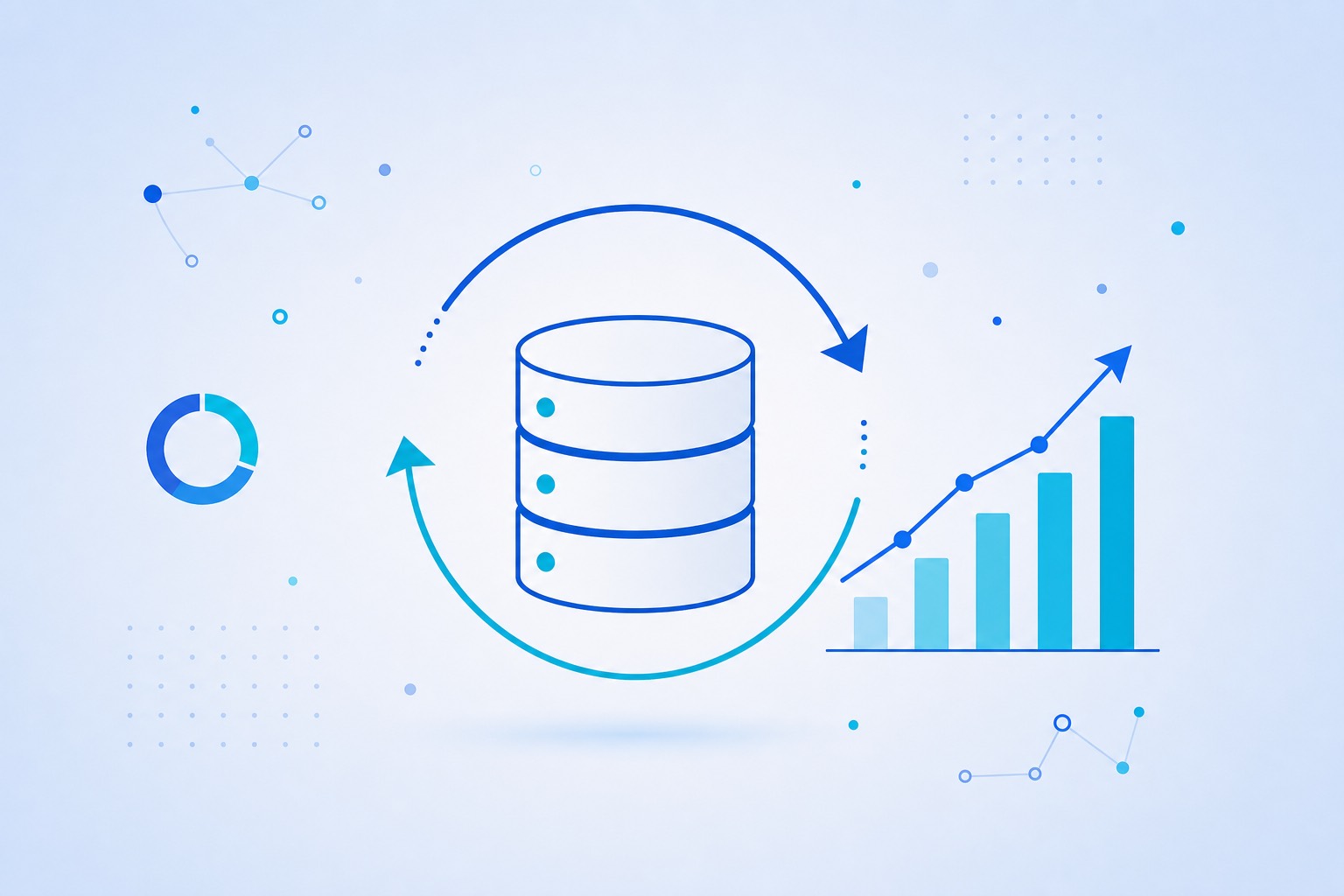 Results persisted in a database with a feedback loop and rising precision